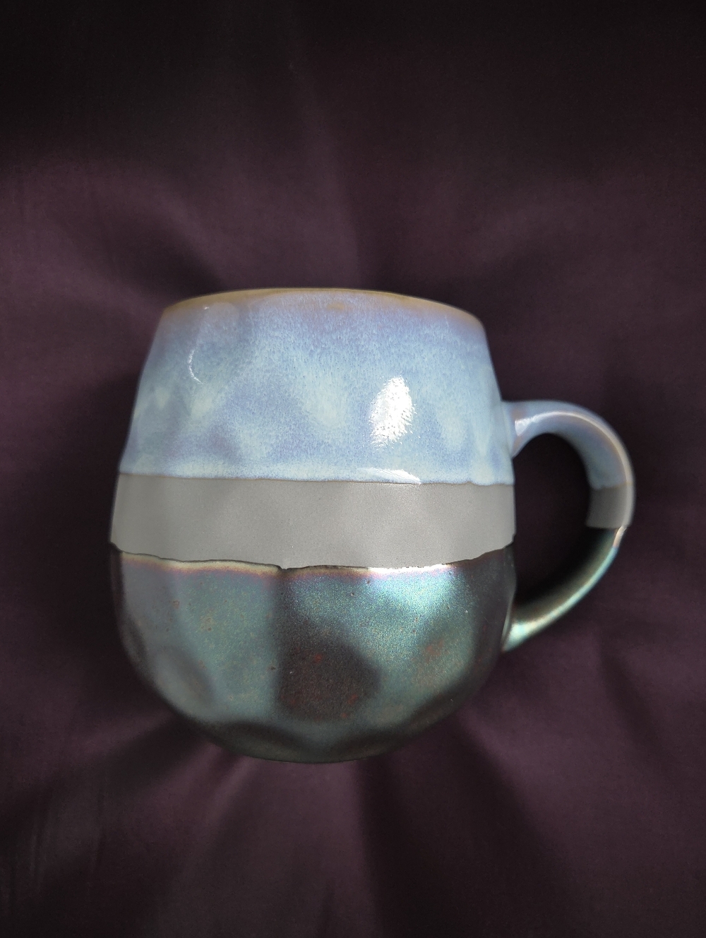 Large Iridescent Ceramic Mug | Potter's Corner